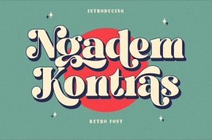 Ngadem Kontras Font Download