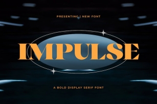 Impulse - Bold Display Serif Font Font Download