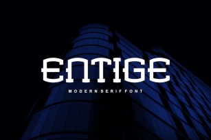 Entige - Modern Serif Font Font Download