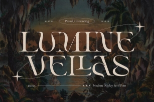 Lumenia Vellas - Modern Serif Font Download