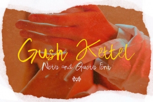 Gush Kettel - Notes Font Font Download