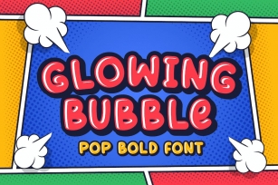 Glowing Bubble - Layered Fonts Font Download