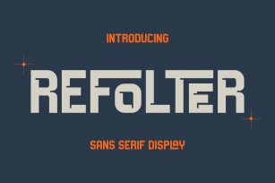 REFOLTER Font Download