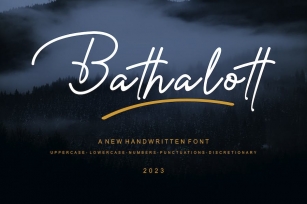Bathalott Font Download