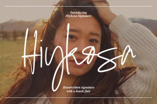 Hiykosa Signature Font Download