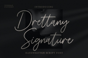 Drettany Signature Script Font Font Download