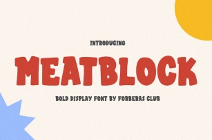 Meatblock Font Download