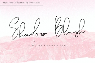 Shadow Blush Font Download