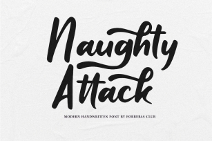 Naughty Attack Font Download
