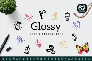 Glossy Dingbat Font Download