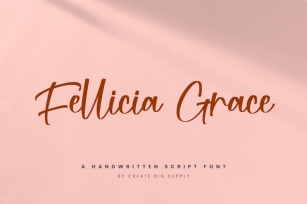 Fellicia Grace Elegant Signature Handwriting Font Font Download