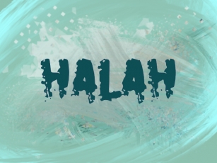 H Halah Font Download