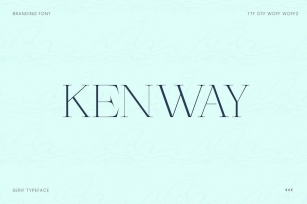 Kenway Display Font Download