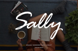 Sally - Brush Font Font Download