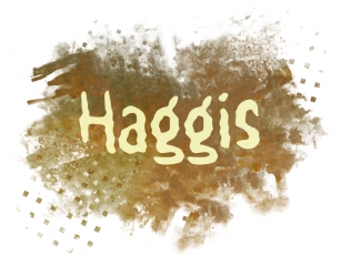 H Haggis Font Download