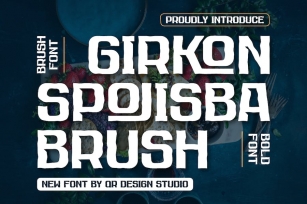Girkon Spojisba Brush Font Download