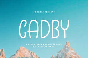 Cadby Font Download