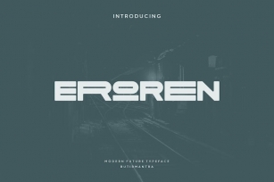 Eroren - Modern Display Font Font Download