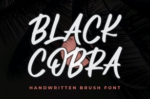 Black Cobra Font Font Download