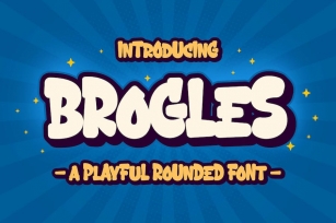 Brogles a Playful Rounded Font Font Download