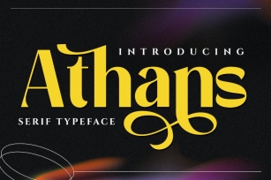 Athans Serif Typeface Font Download