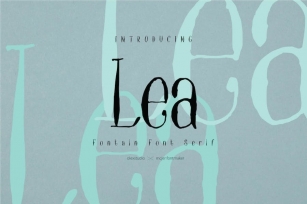 Lea - Serif Font Font Download