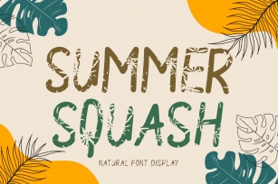 Summer Squash Font Download
