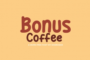 Bonus Coffee Font Download