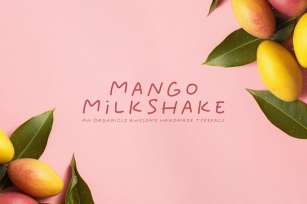 Mango Milkshake Typeface Font Download