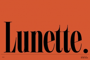 Lunette Font Download
