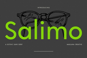Salimo Gothic Sans Serif Font Font Download