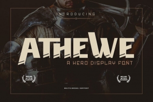 ATHEWE | Display Hero Font Font Download