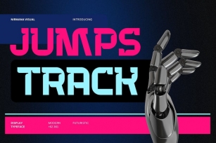 Jumps Track - Futuristic Font Font Download