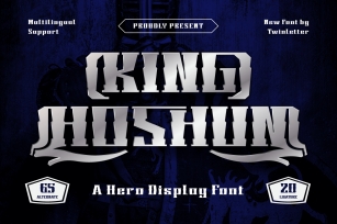 KING HOSHUN Trial Font Download