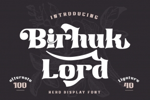 Birhuk Lord Trial Font Download