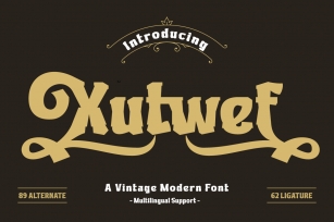 Xutwef Trial Font Download