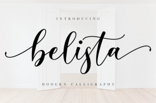 Belista - Elegant Script Font Font Download