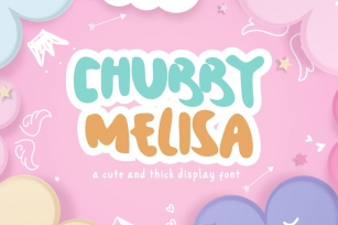 Cubby Melisa - Cute and Thick Display Font Font Download