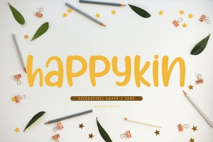 Happykin - Decorative Font Font Download