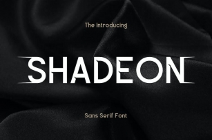 Shadeon Sans Serif Font Font Download