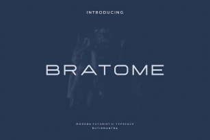 Bratome - Futuristic Font Font Download