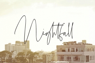 Night Fall Font Download