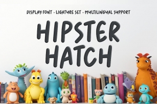Hipster Hatch - Display Font Font Download