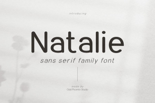 Natalie - Sans Serif Family Font Font Download