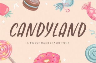 Candyland Handwriting Font Font Download