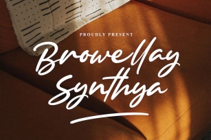 Browellay Synthya - Signature Font Download