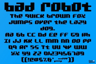 Bad rob Font Download