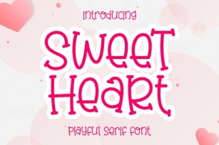 Sweet Heart Font - Playful Serif Font Font Download