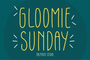 Gloomie Sunday Font Download