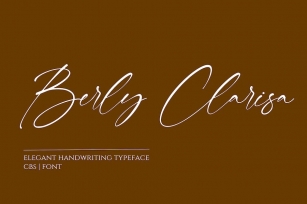 Berly Clarisa Modern Signature Handwriting Font Font Download